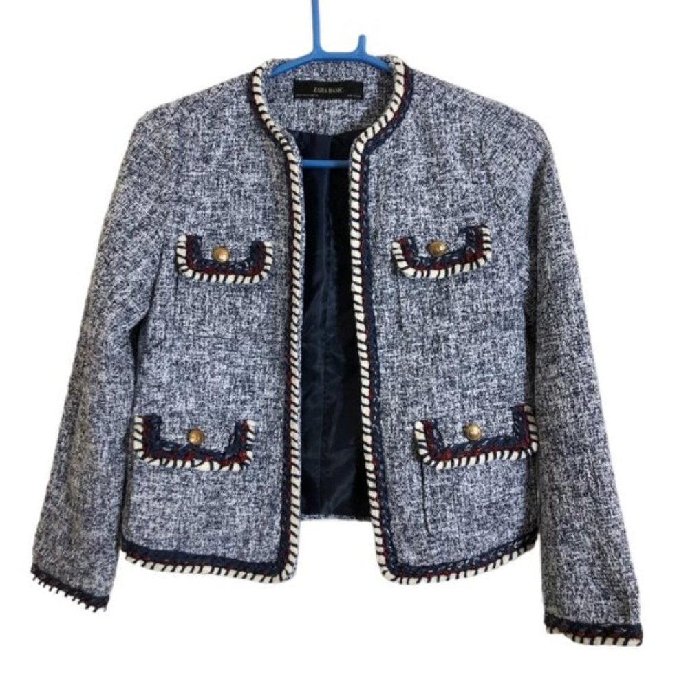 Zara Basic Tweeted Blazer